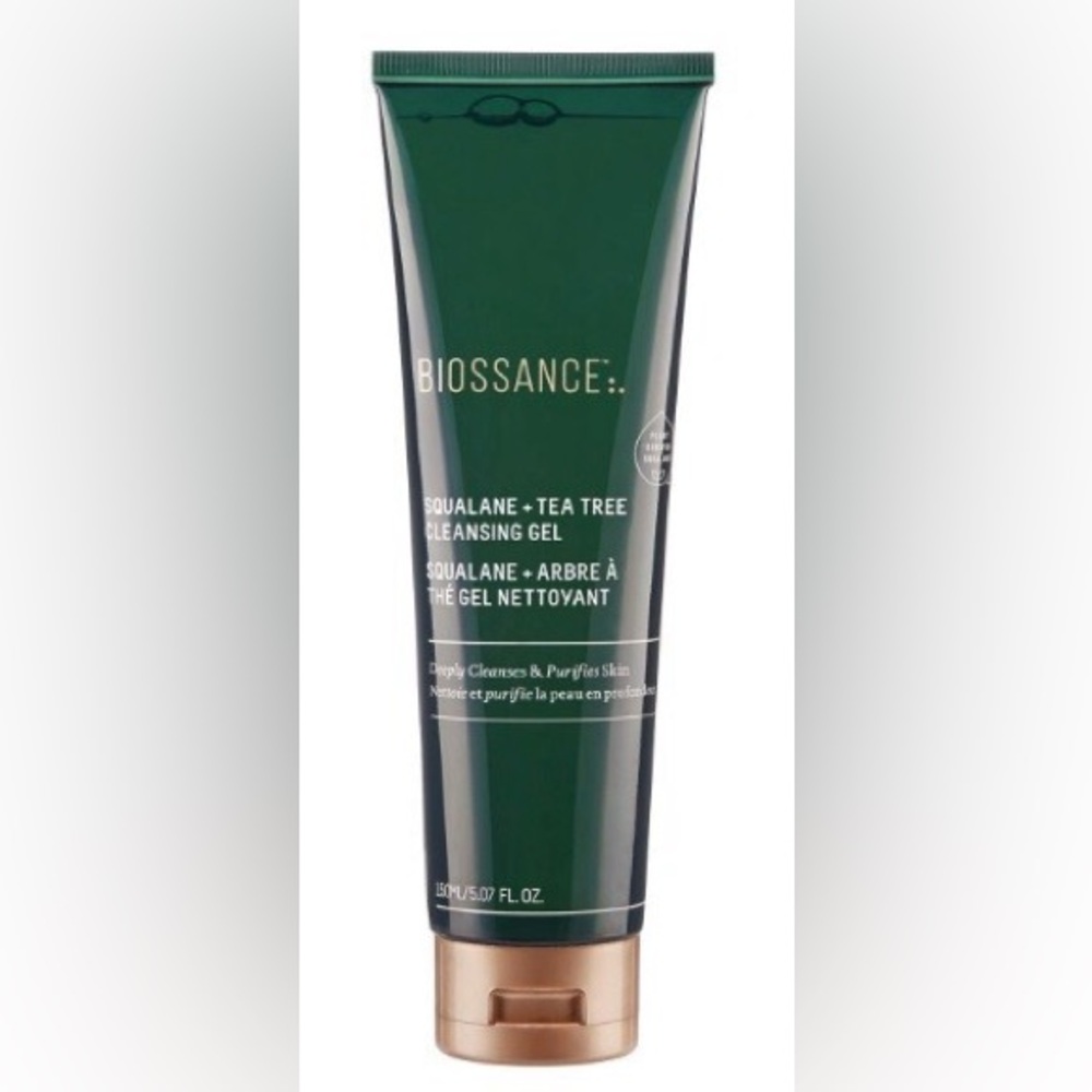 Biossance Squalane + Tea Tree Cleansing Gel Face Wash